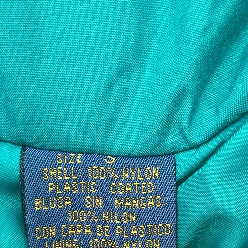 Vintage St Johns Bay Mens Colorblock Ski Jacket Teal Purple‎ 90s Retro Large L